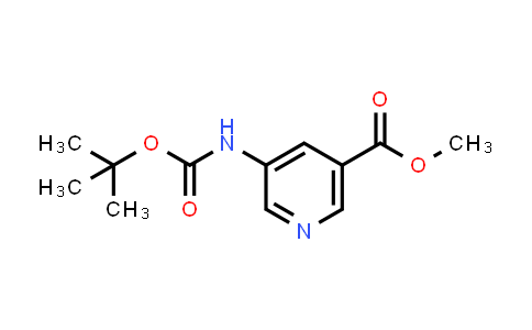 CAS No. 168618-38-0, Methyl 5-(tert-butoxycarbonylamino)nicotinate