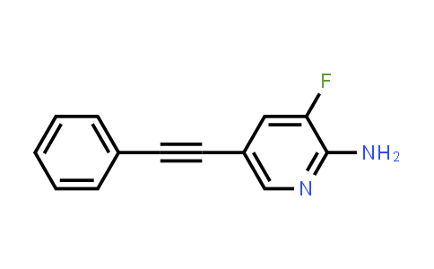 CAS No. 1686186-44-6, 3-Fluoro-5-(phenylethynyl)pyridin-2-amine