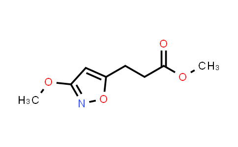 CAS No. 16880-23-2, Methyl 3-(3-methoxyisoxazol-5-yl)propanoate