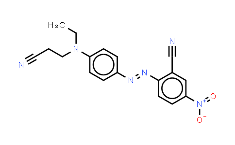 CAS No. 16889-10-4, 2-4-(2-Cyanoethyl)ethylaminophenylazo-5-nitrobenzonitrile