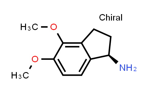 CAS No. 168902-81-6, 1H-Inden-1-amine, 2,3-dihydro-4,5-dimethoxy-, (R)-