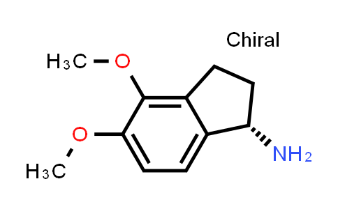 CAS No. 168902-82-7, 1H-Inden-1-amine, 2,3-dihydro-4,5-dimethoxy-, (S)-