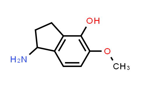 CAS No. 168902-83-8, 1-Amino-5-methoxy-2,3-dihydro-1H-inden-4-ol