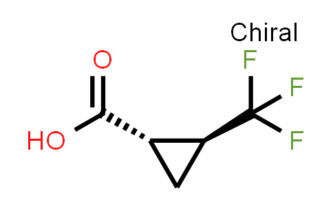 CAS No. 1690037-61-6, (1S,2S)-2-(Trifluoromethyl)cyclopropane-1-carboxylic acid