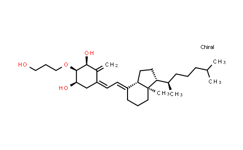 CAS No. 169046-72-4, (1R,2R,3S,Z)-2-(3-hydroxypropoxy)-5-((E)-2-((1R,3aS,7aR)-7a-methyl-1-((R)-6-methylheptan-2-yl)hexahydro-1H-inden-4(2H)-ylidene)ethylidene)-4-methylenecyclohexane-1,3-diol