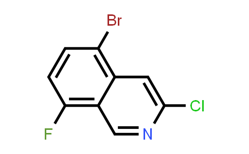 CAS No. 1690668-68-8, Isoquinoline, 5-bromo-3-chloro-8-fluoro-