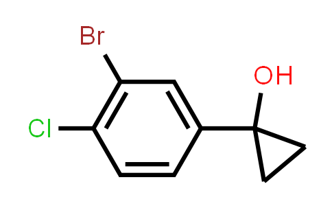 CAS No. 1691720-00-9, 1-(3-Bromo-4-chlorophenyl)cyclopropan-1-ol