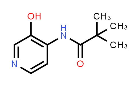 CAS No. 169205-93-0, N-(3-Hydroxypyridin-4-yl)pivalamide