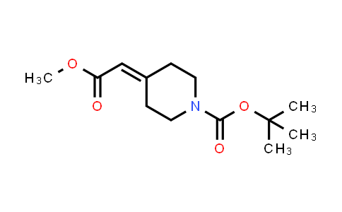 CAS No. 169206-65-9, tert-Butyl 4-(2-methoxy-2-oxoethylidene)piperidine-1-carboxylate