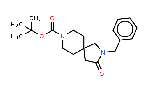 CAS No. 169206-68-2, 2,8-Diazaspiro[4.5]decane-8-carboxylic acid,3-oxo-2-(phenylmethyl)-,1,1-dimethylethyl ester