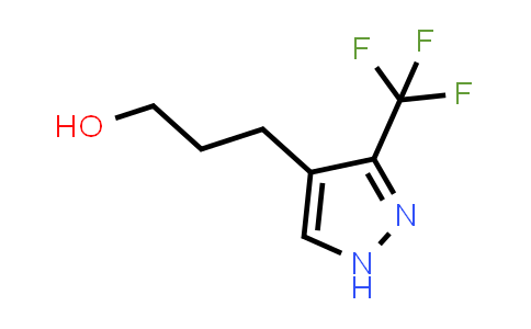 CAS No. 169213-78-9, 3-(3-(Trifluoromethyl)-1H-pyrazol-4-yl)propan-1-ol