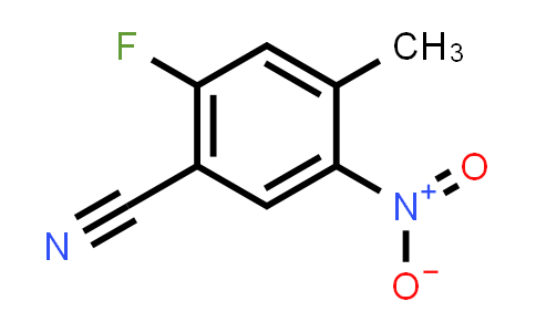 CAS No. 1695920-54-7, 2-Fluoro-4-methyl-5-nitrobenzonitrile
