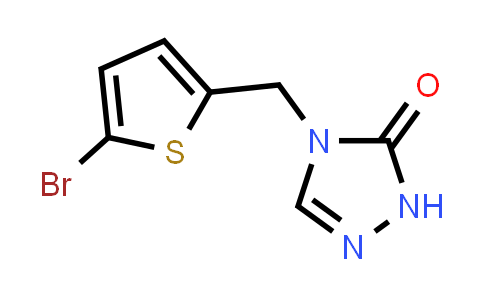 1696270-67-3 | 4-((5-Bromothiophen-2-yl)methyl)-2,4-dihydro-3H-1,2,4-triazol-3-one