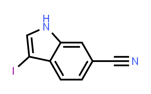 CAS No. 1696315-42-0, 3-Iodo-1H-indole-6-carbonitrile