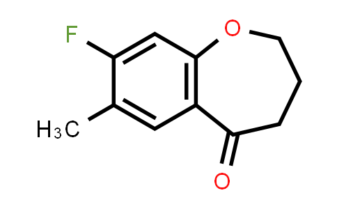 CAS No. 1696324-19-2, 8-fluoro-7-methyl-3,4-dihydrobenzo[b]oxepin-5(2H)-one