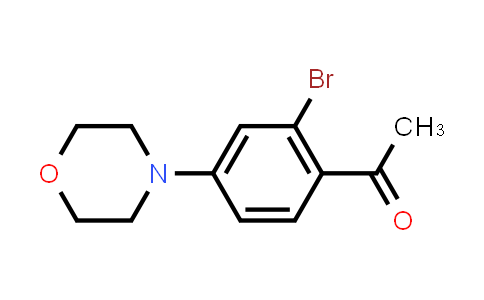 CAS No. 1696821-91-6, 1-[2-Bromo-4-(morpholin-4-yl)phenyl]ethan-1-one