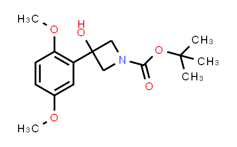 CAS No. 1696967-49-3, tert-Butyl 3-(2,5-dimethoxyphenyl)-3-hydroxyazetidine-1-carboxylate