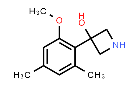 CAS No. 1697165-85-7, 3-(2-Methoxy-4,6-dimethylphenyl)azetidin-3-ol