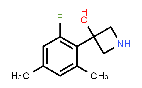 CAS No. 1697484-73-3, 3-(2-Fluoro-4,6-dimethylphenyl)azetidin-3-ol