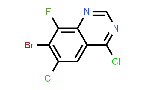 CAS No. 1698027-19-8, 7-Bromo-4,6-dichloro-8-fluoroquinazoline