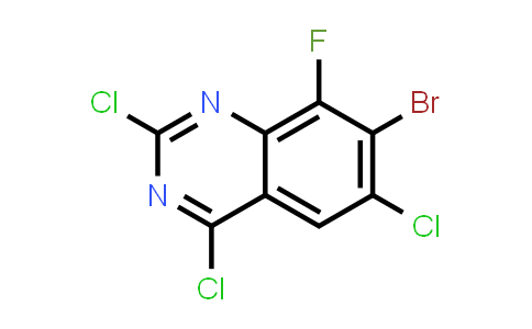 CAS No. 1698028-11-3, 7-Bromo-2,4,6-trichloro-8-fluoroquinazoline
