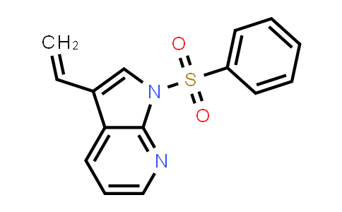 CAS No. 169836-18-4, 1H-Pyrrolo[2,3-b]pyridine, 3-ethenyl-1-(phenylsulfonyl)-
