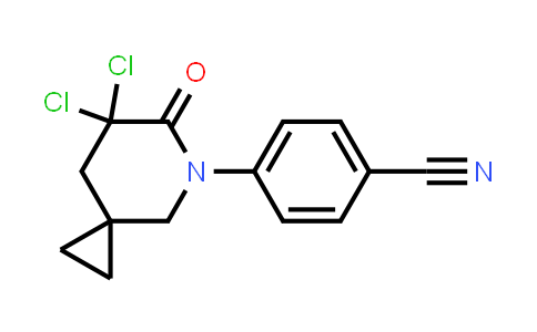CAS No. 1698894-16-4, 4-(7,7-Dichloro-6-oxo-5-azaspiro[2.5]oct-5-yl)benzonitrile