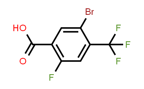 CAS No. 1699741-92-8, 5-Bromo-2-fluoro-4-(trifluoromethyl)benzoic acid