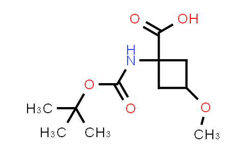 CAS No. 1700442-25-6, 1-{[(tert-Butoxy)carbonyl]amino}-3-methoxycyclobutane-1-carboxylic acid