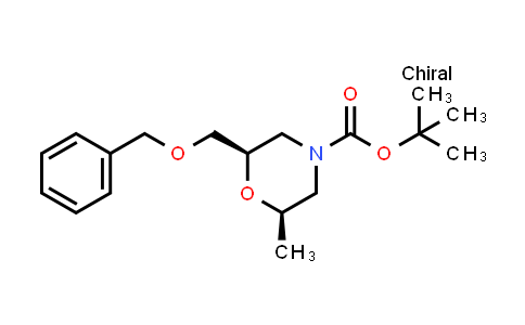 CAS No. 1700609-37-5, tert-Butyl (2R,6R)-2-((benzyloxy)methyl)-6-methylmorpholine-4-carboxylate
