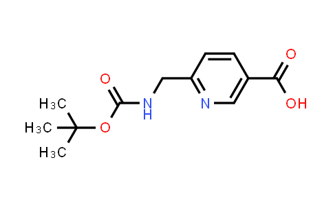 CAS No. 170097-87-7, 6-(((tert-Butoxycarbonyl)amino)methyl)nicotinic acid