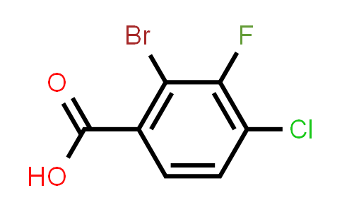 CAS No. 170108-06-2, 2-Bromo-4-chloro-3-fluorobenzoic acid
