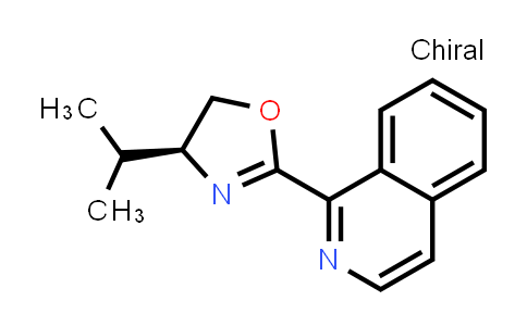 CAS No. 1701405-00-6, 1-​[(4S)​-​4,​5-​Dihydro-​4-​isopropyl​-​2-​oxazolyl]​isoquinoline