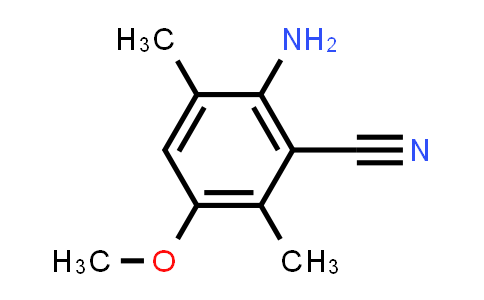 CAS No. 1701660-85-6, Benzonitrile, 2-amino-5-methoxy-3,6-dimethyl-