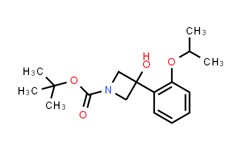 CAS No. 1702150-36-4, tert-Butyl 3-hydroxy-3-[2-(propan-2-yloxy)phenyl]azetidine-1-carboxylate