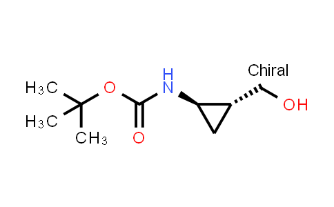 CAS No. 170299-53-3, tert-Butyl trans-(2-hydroxymethyl)-cyclopropylcarbamate