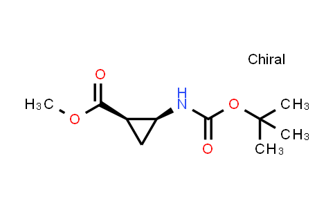 CAS No. 170299-60-2, cis-2-[[(1,1-Dimethylethoxy)carbonyl]amino]cyclopropanecarboxylic acid methyl ester