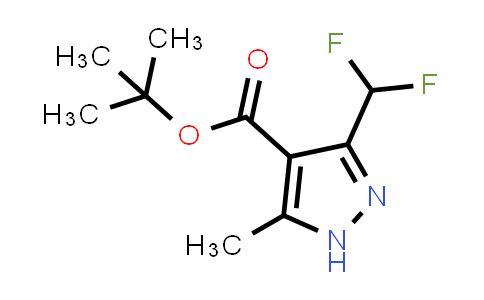 CAS No. 1703774-26-8, tert-Butyl 3-(difluoromethyl)-5-methyl-1H-pyrazole-4-carboxylate