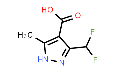 CAS No. 1703774-35-9, 3-(Difluoromethyl)-5-methyl-1H-pyrazole-4-carboxylic acid