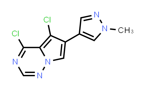 CAS No. 1703794-49-3, 4,5-Dichloro-6-(1-methyl-1H-pyrazol-4-yl)pyrrolo[2,1-f][1,2,4]triazine