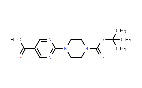 CAS No. 1703794-90-4, tert-Butyl 4-(5-acetylpyrimidin-2-yl)piperazine-1-carboxylate