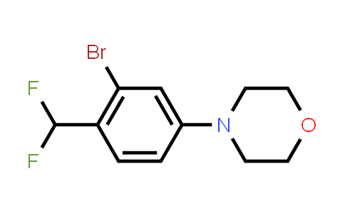 CAS No. 1704074-08-7, 4-(3-Bromo-4-(difluoromethyl)phenyl)morpholine