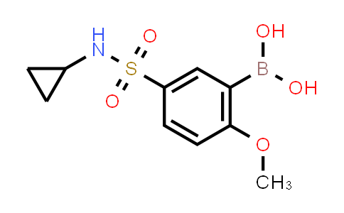 CAS No. 1704080-64-7, (5-(N-cyclopropylsulfamoyl)-2-methoxyphenyl)boronic acid