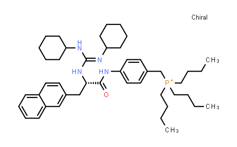 CAS No. 170473-07-1, (S,E)-Tributyl(4-(2-(2,3-dicyclohexylguanidino)-3-(naphthalen-2-yl)propanamido)benzyl)phosphonium