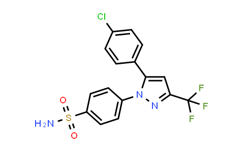 CAS No. 170569-86-5, 4-(5-(4-Chlorophenyl)-3-(trifluoromethyl)-1H-pyrazol-1-yl)benzenesulfonamide