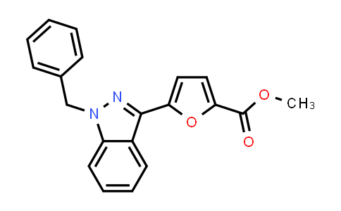 CAS No. 170632-13-0, 1-Benzyl-3-(5-methoxycarbonyl-2-furyl)indazole