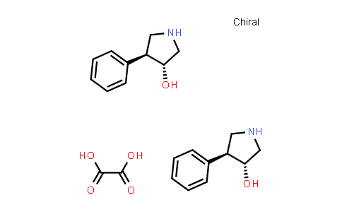 CAS No. 1706429-96-0, rel-(3R,4S)-4-Phenylpyrrolidin-3-ol hemioxalate