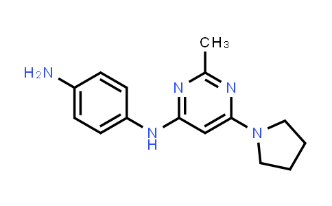 CAS No. 1706441-18-0, N1-[2-Methyl-6-(pyrrolidin-1-yl)pyrimidin-4-yl]benzene-1,4-diamine