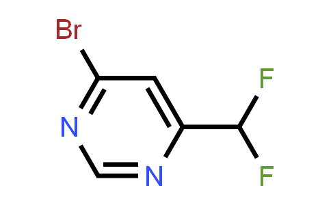 CAS No. 1706448-11-4, 4-Bromo-6-(difluoromethyl)pyrimidine