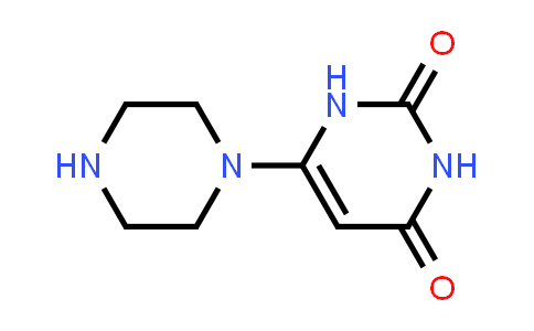 CAS No. 1706450-60-3, 6-(Piperazin-1-yl)pyrimidine-2,4(1H,3H)-dione